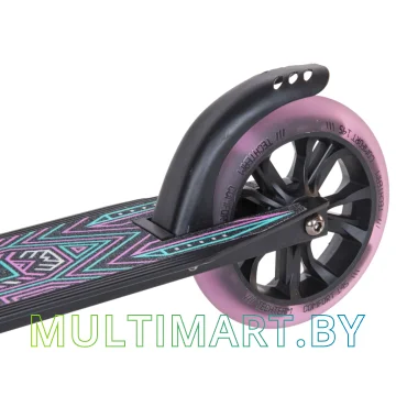 Самокат Tech Team Comfort 145R Lux 2022 (черный/розовый) картинка 4